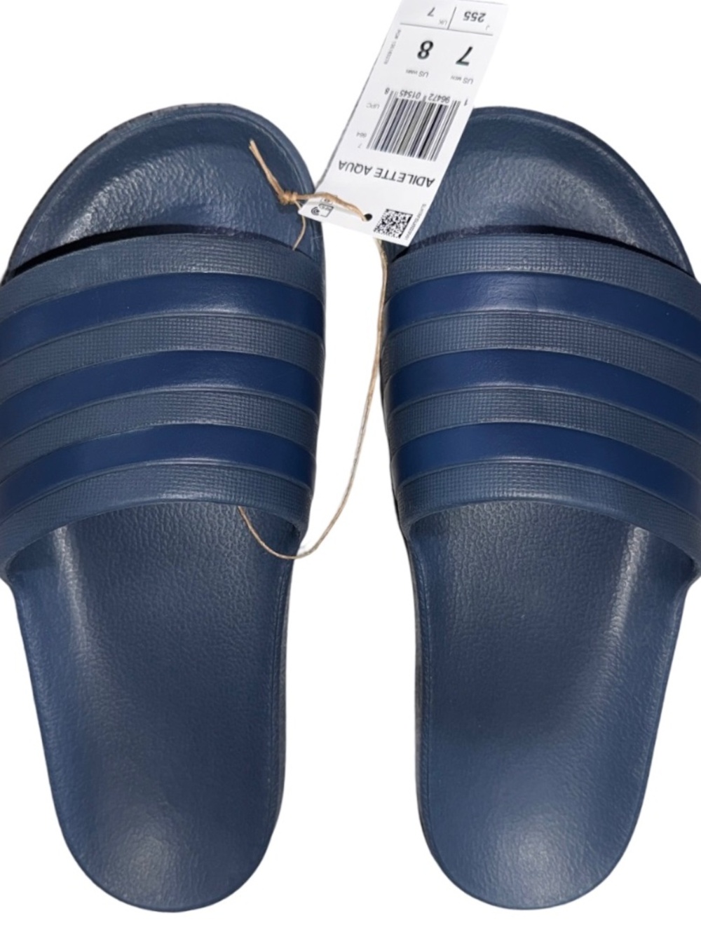 adidas Navy Blue Adilette Aqua Slides